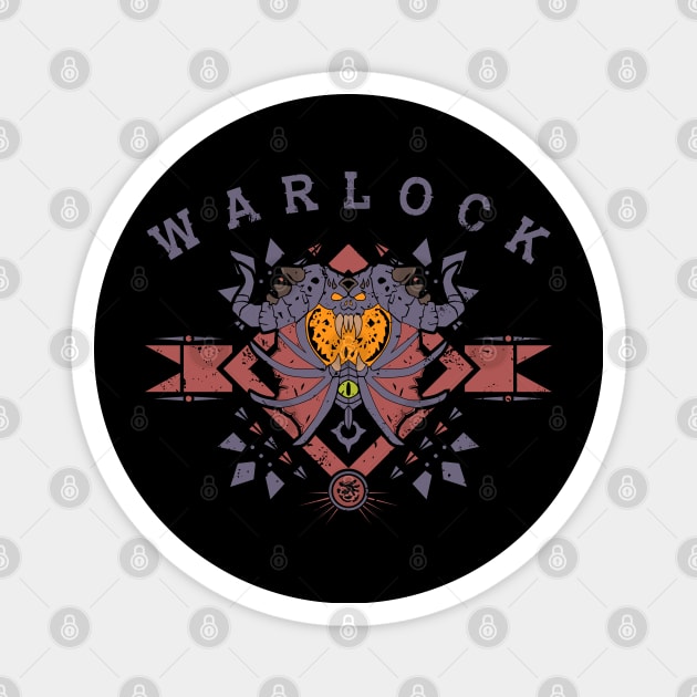 WARLOCK - TRIBAL CREST Magnet by Absoluttees